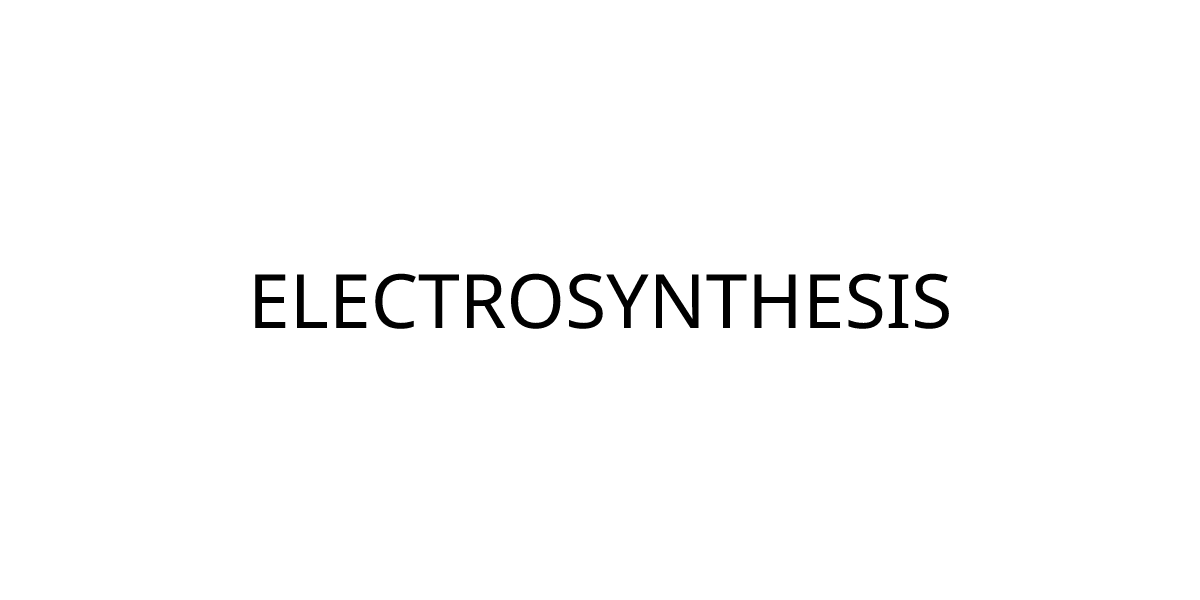 ELECTROSYNTHESIS